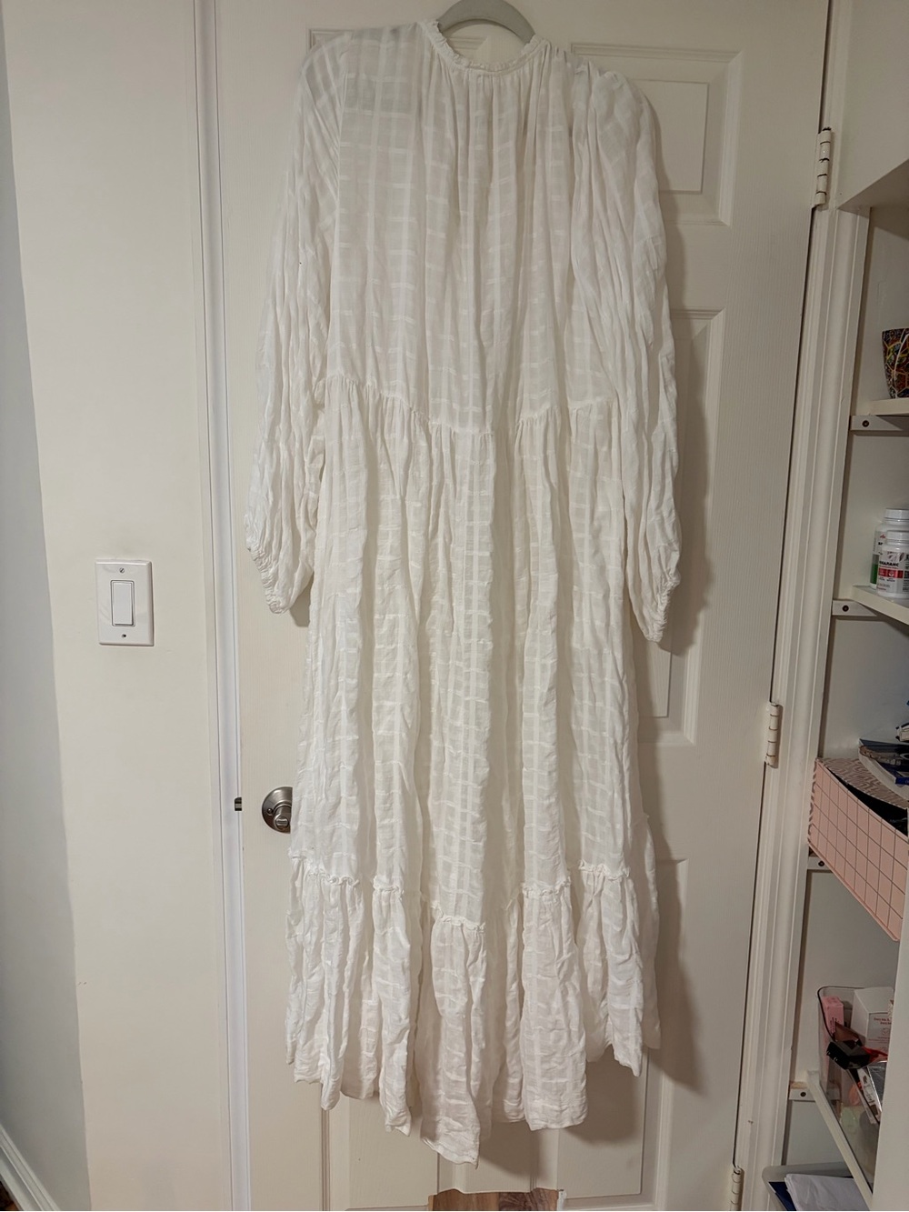 Free People White Gauze Maxi Dress - Picture 4 of 7